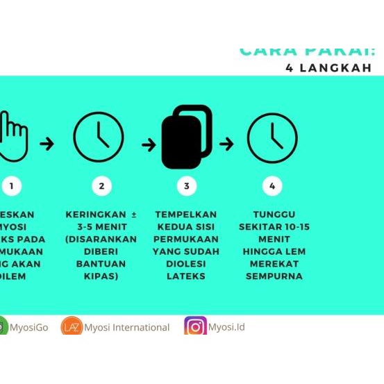 

Myosi Lem Latex Cair 60% untuk Busa / Kulit Latex 5 Liter