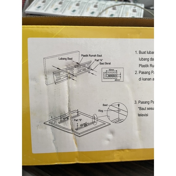 BREKET BRACKET TV 32&quot;-60&quot; BISA GERAK FLEXIBLE NAIK TURUN ATAS BAWAH TIPE VPR 3260 MERK VIPER