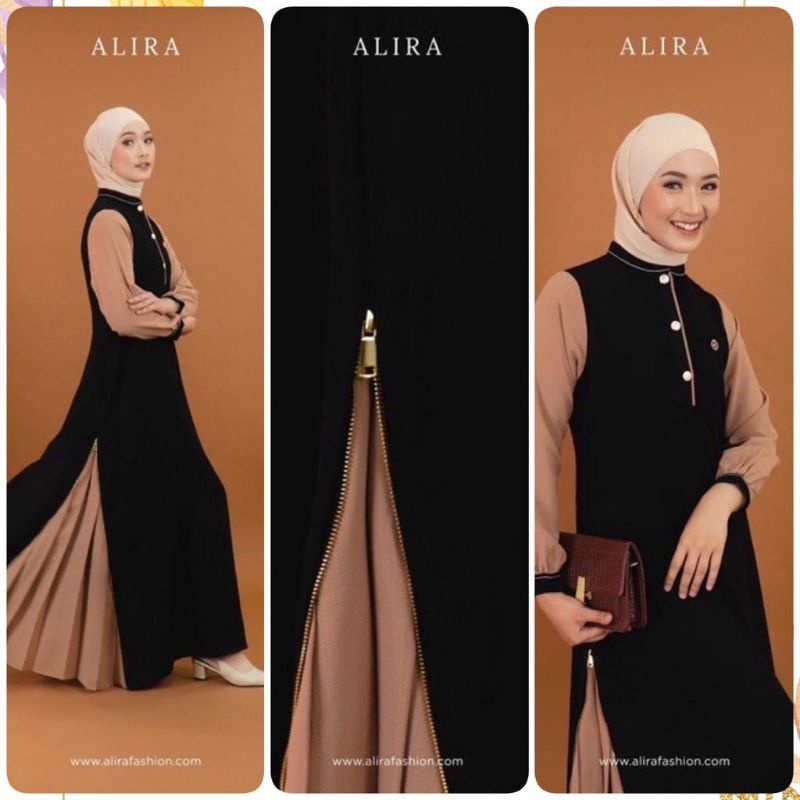 GAMIS WANITA MUSLIMAH MONERA DRESS BY ALIRA ORI