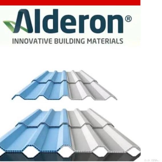 ATAP uPVC ALDERON R830 - DEPOK - ROOFTUFF 870, Putih