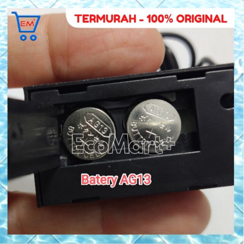 Termometer Aquarium Digital Alat Ukur Suhu With Sensor 1M Black