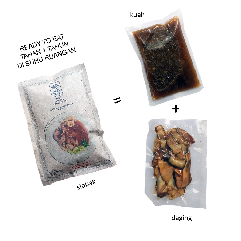 Siobak Bali Singaraja siap saji ready to eat buka frozen