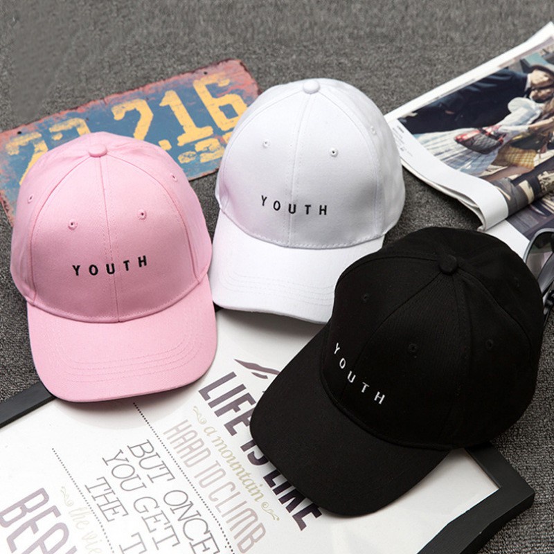 Best seller-Topi Baseball Kekinian Murah Bordir Gaya Korea Pria Wanita Bordir YOUTH