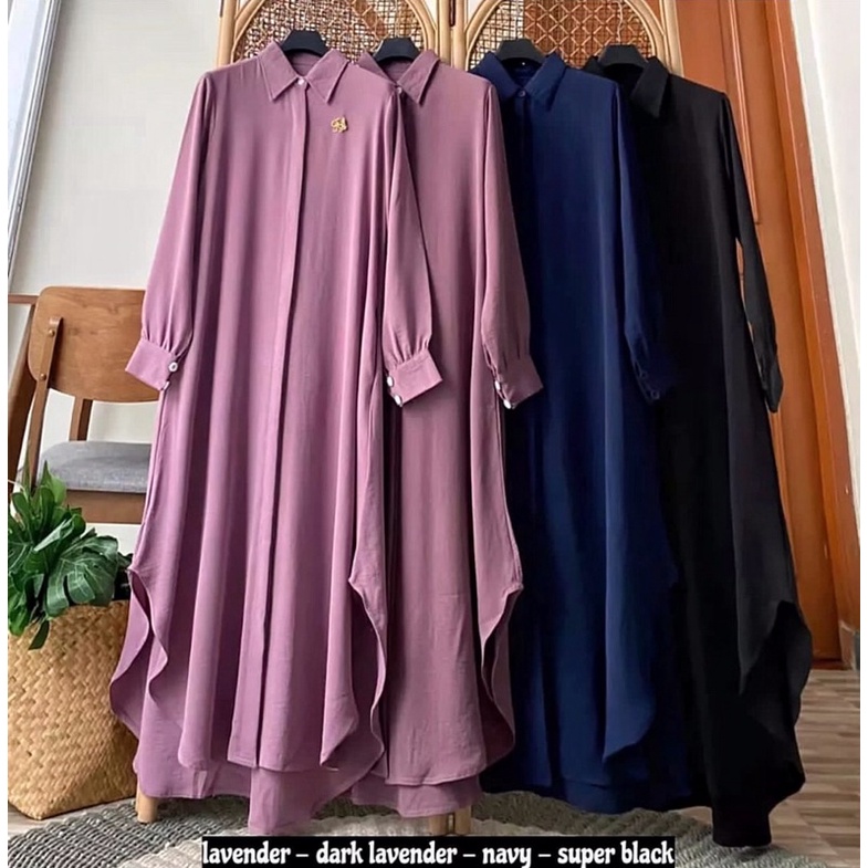 NADINE MIDI DRESS / DRESS MUSLIM WANITA TERBARU