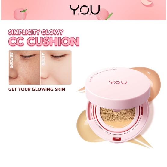 YOU ( Y.O.U ) NEW Simplicity Glowy CC Cushion