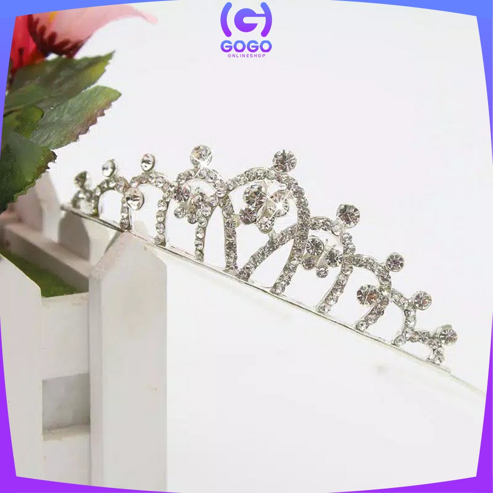 GOGO-K81 Mahkota Anak Perempuan Bando Mahkota Wanita Korea Fashion Bando Princess / Bandana Mahkota / Mahkota Ulang Tahun