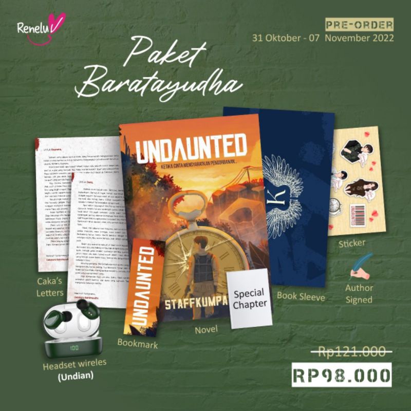 Novel Undaunted - Staffkumpala