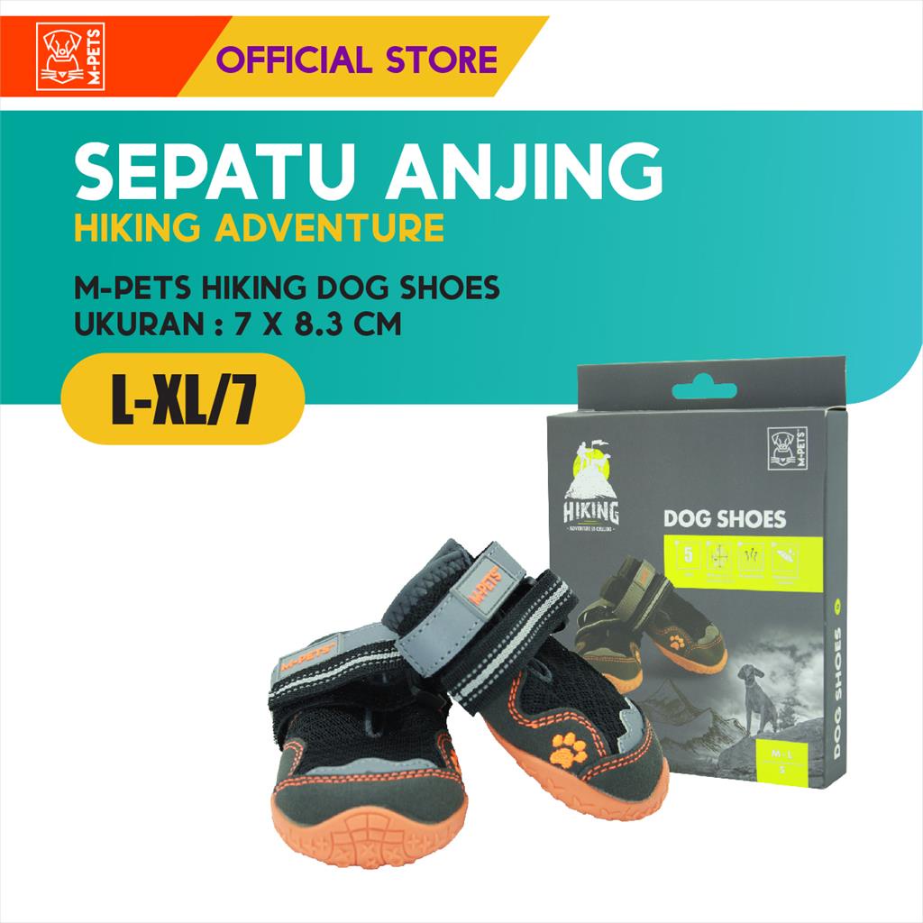 M-Pets Hiking Dog Shoes L-XL/7 / Sepatu Anjing Alas Kaki Hiking