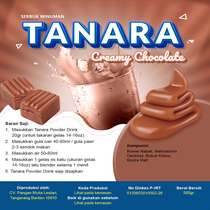 

CREAMY CHOCOLATE POWDER - COKELAT BUBUK COCOA - MINUMAN COKLAT