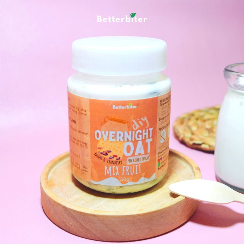 

DIY OVERNIGHT OAT / OATS CEREAL / MIX BERRY - BETTERBITER