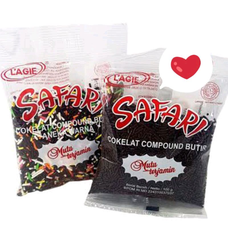 

L'AGIE Meses SAFARI Butir Warna Coklat 100gr