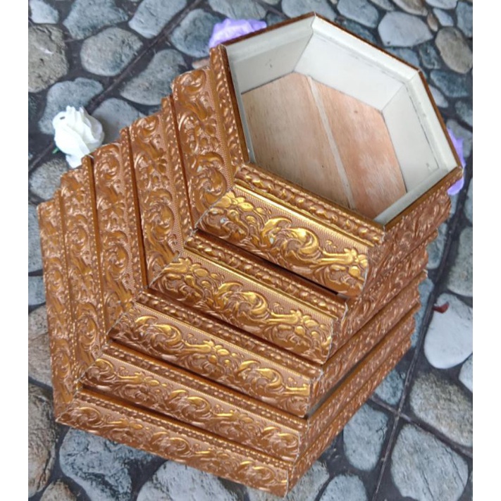 box seserahan/seserahan Hexagonal/Box hantaran pernikahan/Hexa
