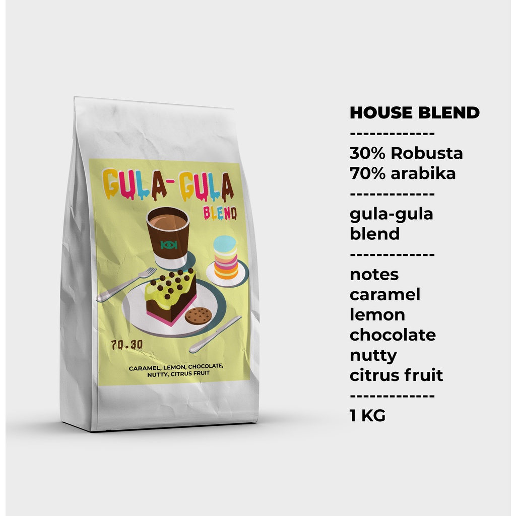 

kopitalis Kopi Arabika Blend Gula-Gula 1kg