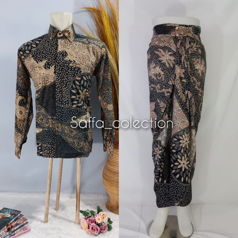 kemeja couple pasangan/kemeja couple rok lilit/couple