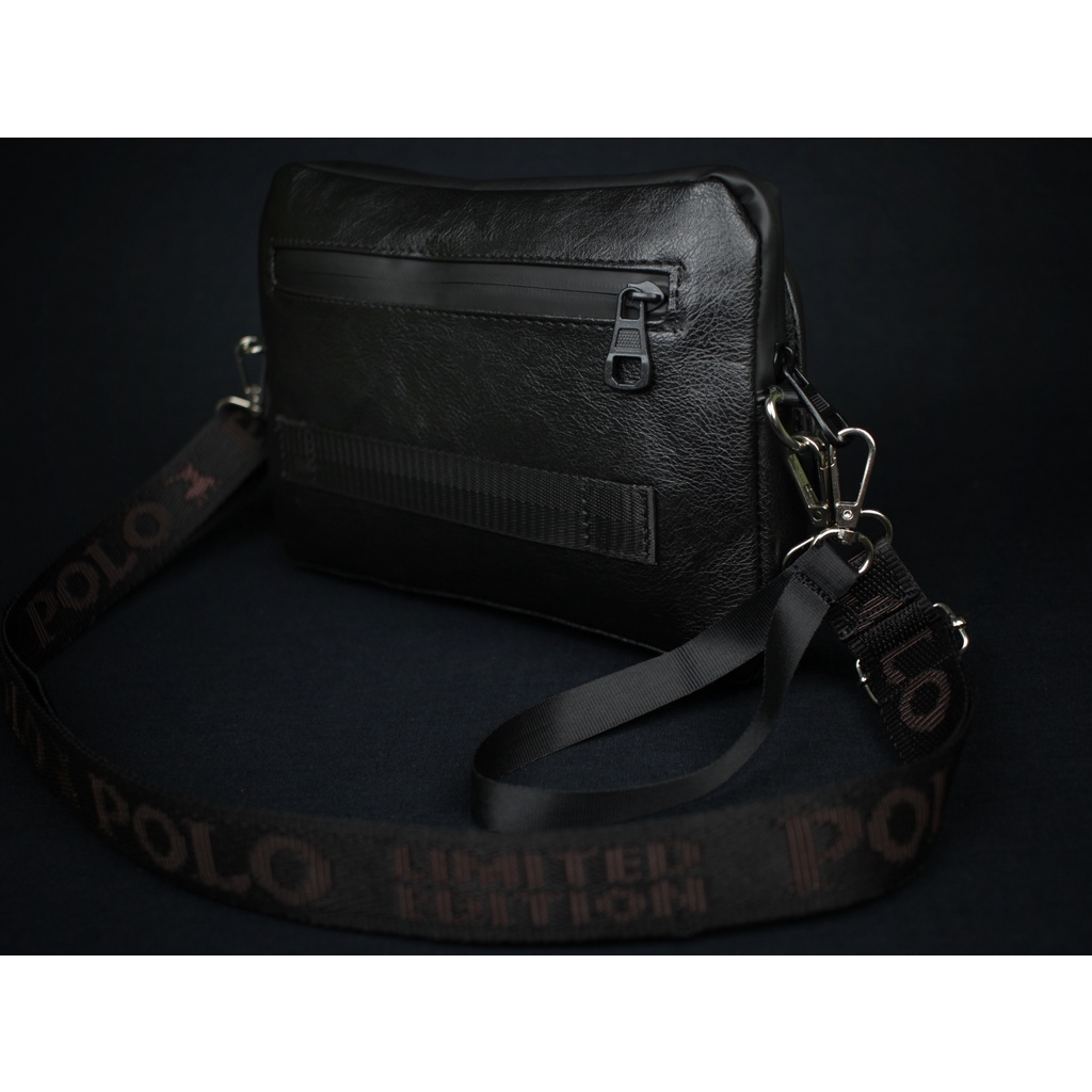 POLO AMSTAR Tas Selempang Dompet Kulit PU Waterproof Premium Quality bisa Hand Bag Tas Tangan Clutch Bag Selempang Mini