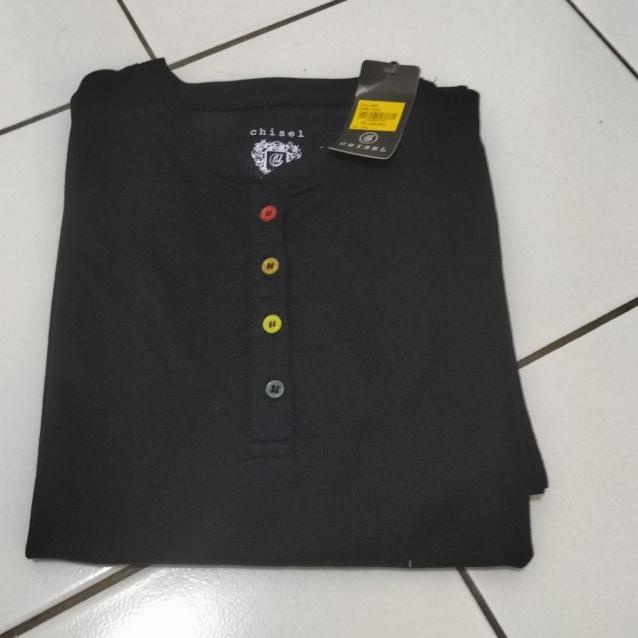 Long Tunik - TUNIK PHENOMENAL / CHISEL BRANDED / Tunik Busui frienly - Hitam, M