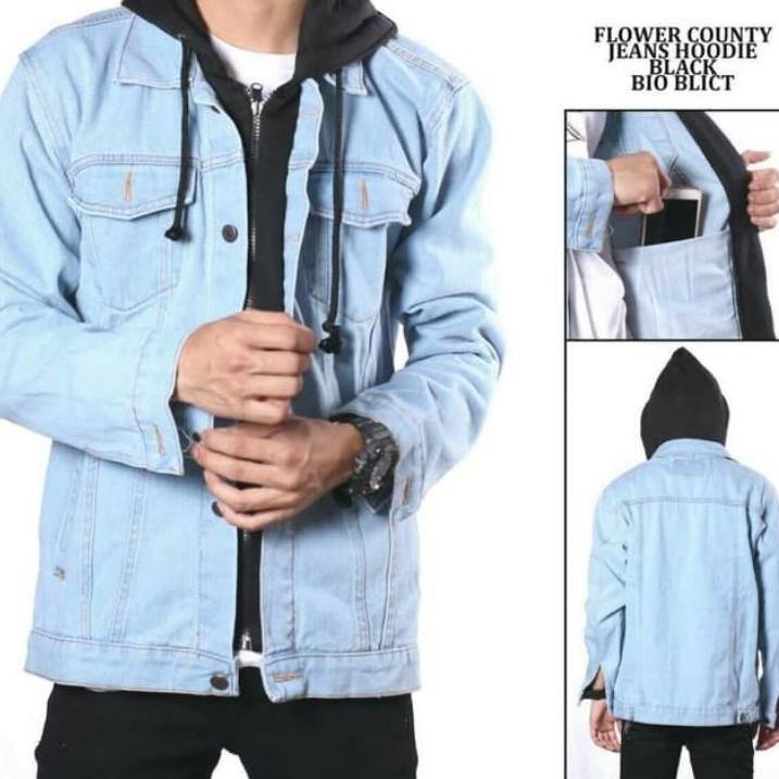 Viral Jaket Jeans Hoodie Pria Jaket Boy Jaket Levi Hoodie Pria
