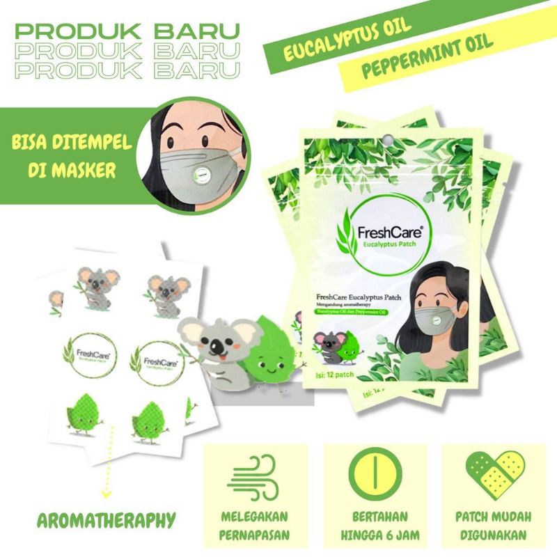 FRESHCARE EUCALYPTUS PATCH - STIKER TEMPEL