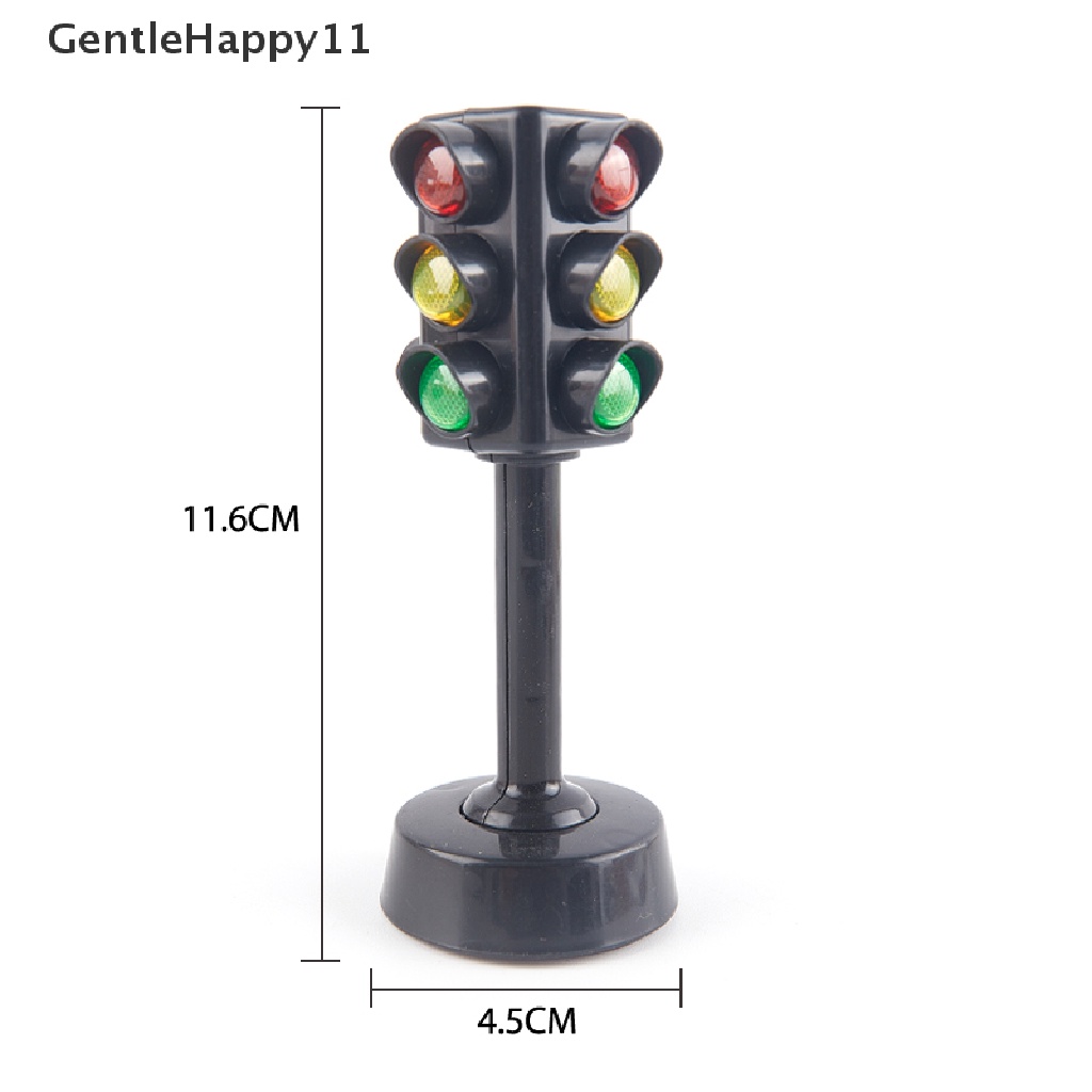 Gentlehappy 2Pc Mainan Lampu Lalu Lintas Tempat Parkir Model Pemandangan Mainan Edukasi Dini Belajar id