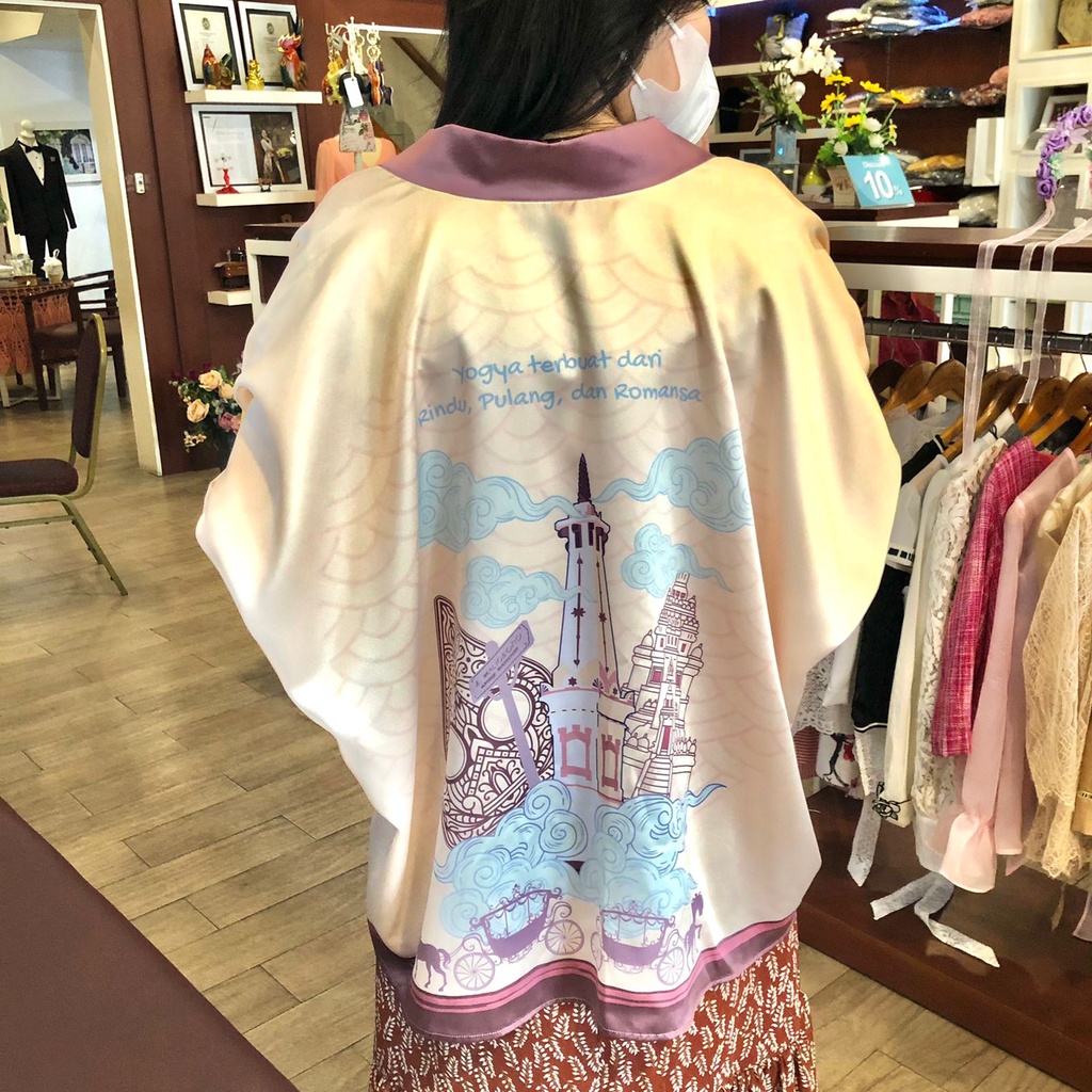 TIENETTE by Kartika Liem - Jogja Kimono - Outerwear Batik Cardigan Wanita JEPANG X JAWA Colorful Out