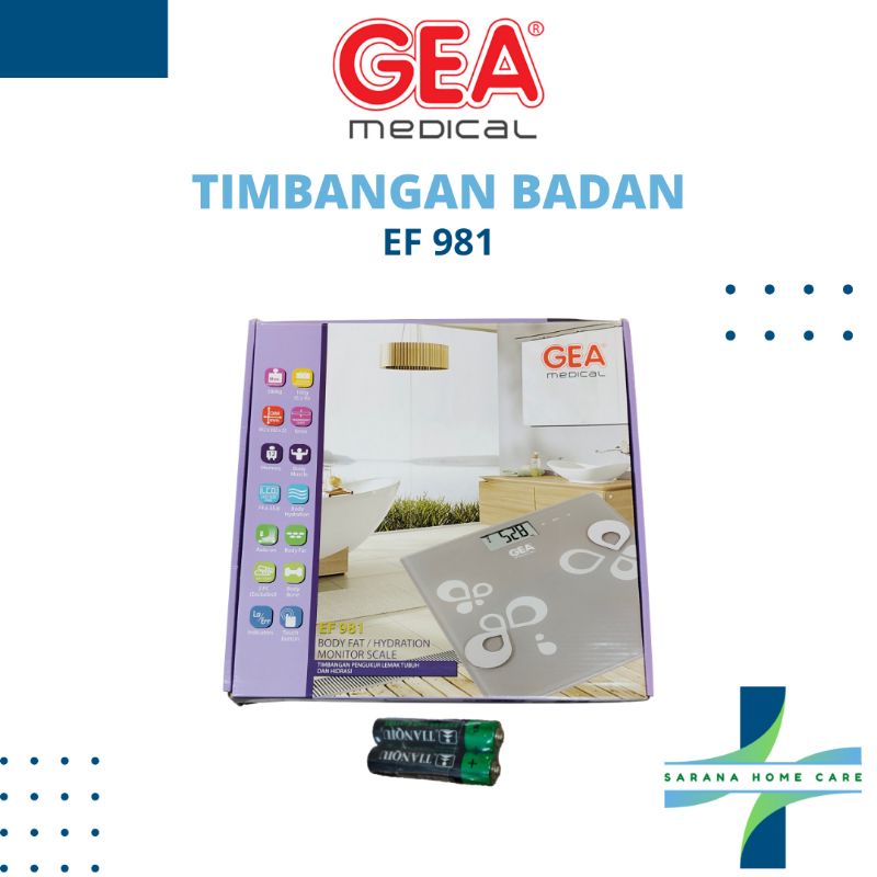 GEA Timbangan Badan EF-981/Timbangan digital/Weight Scale/Digital scale