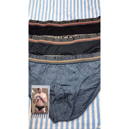 CD KOTAK HUGO ORIGINAL ISI 3 pcs || CELANA DALAM PRIA