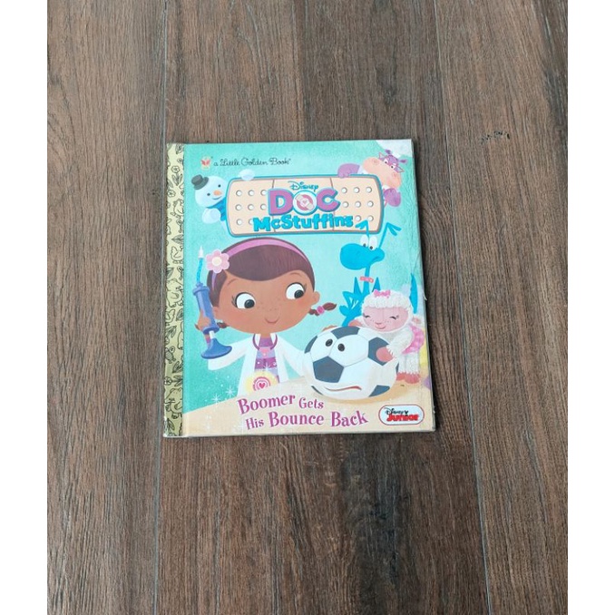 PRELOVED doc mcstuffinS BOOMER GETS HIS BOUNCE BACK LITTLE GOLDEN BOOK (BUKU SUDAH DISAMPUL)