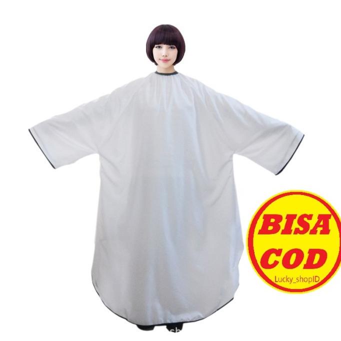 kain Penutup potong rambut Kain Kap Kep Kip Cape model baju lengan