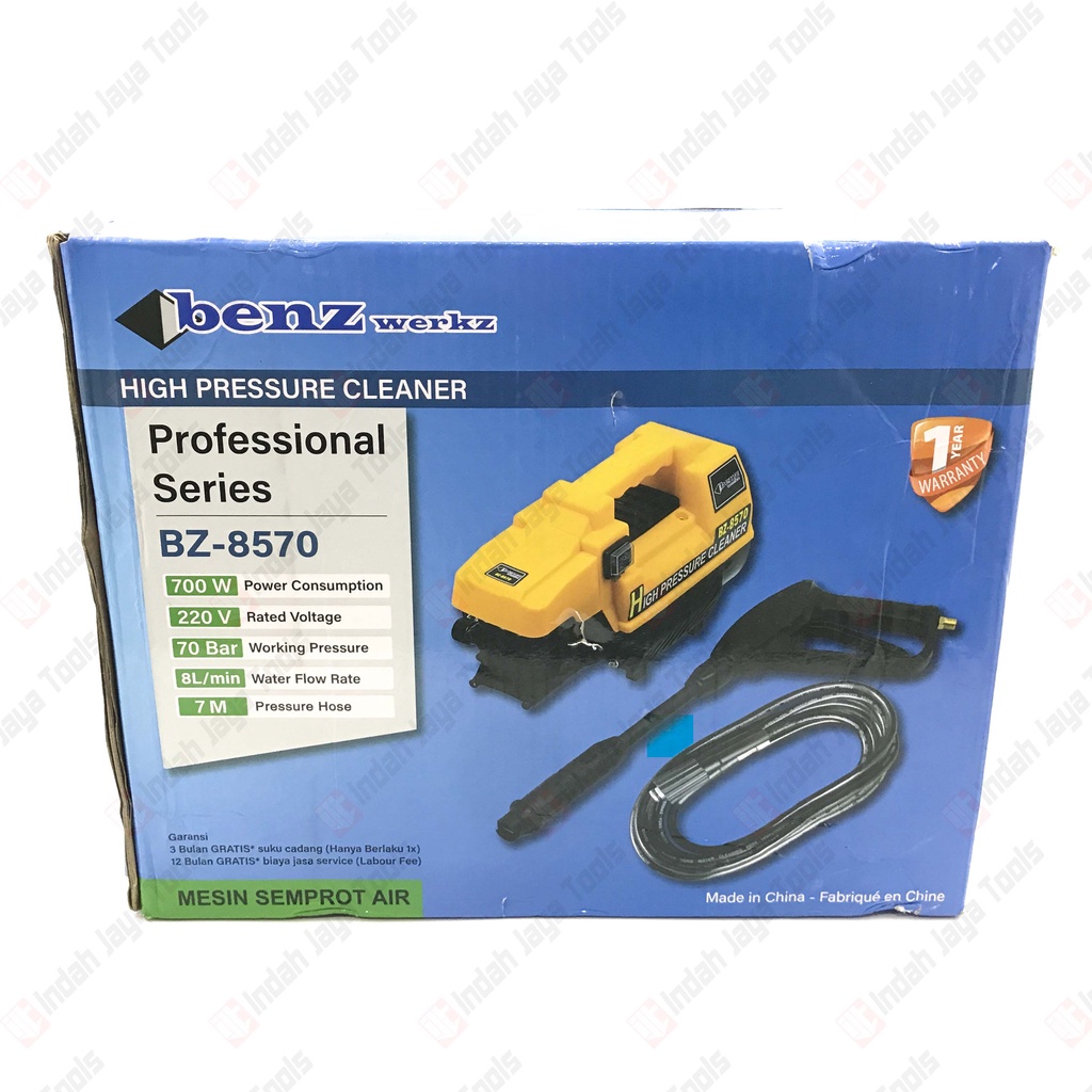 BENZ BZ-8570 Mesin Jet Cleaner - Mesin Cuci Semprot Mobil Motor AC