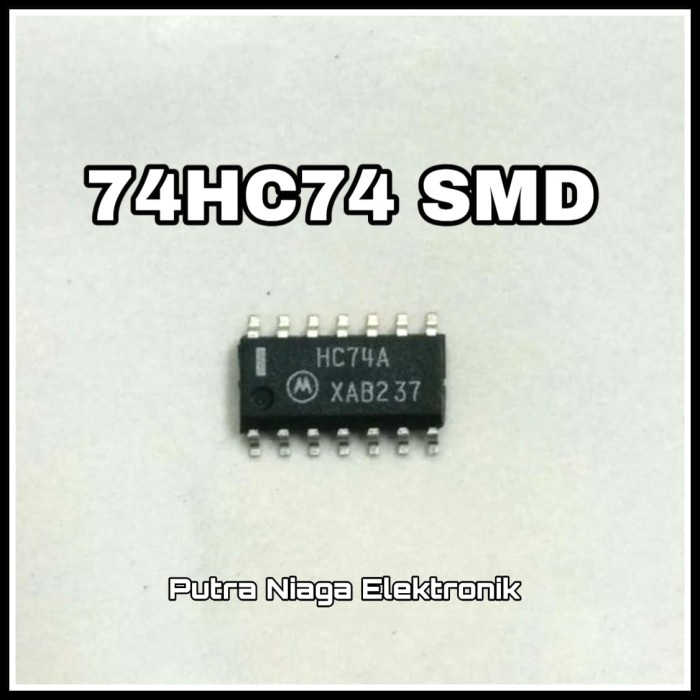 ic 74HC74A SMD SOP14 / 74HC74 / HC74 putr4n14 Ayo Order