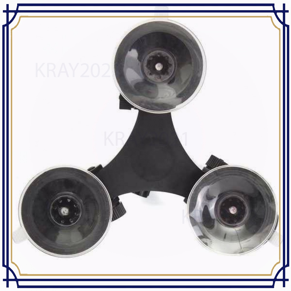 3 Feets Triangle Suction Cup Glass Mount for Xiaomi Yi 2 4K / Gopro