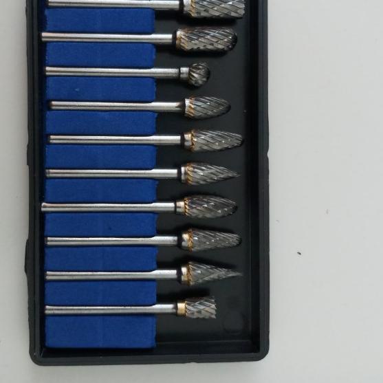 MATA BOR TUNER TUNNER CUNER BESI KAYU MINI DIE GRINDER SET 10PCS