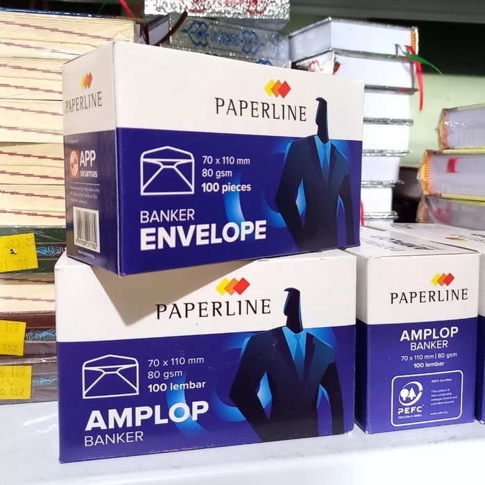 Amplop Putih KN 70x110mm 80 gram Paperline dengan Perekat