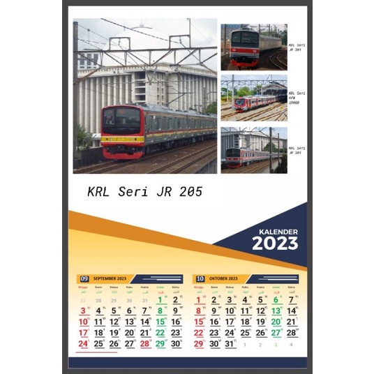 

Kalender Dinding 2023 Kereta Seri KRL