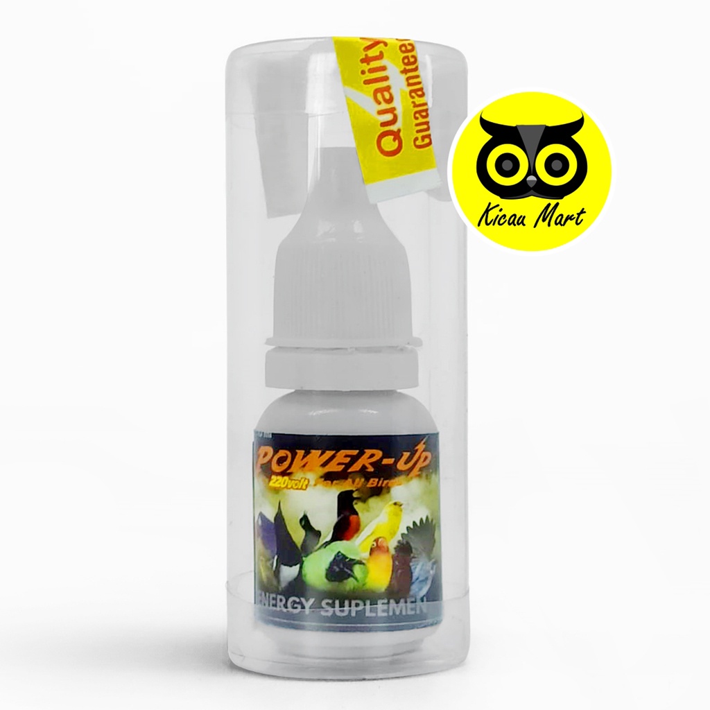 VITAMIN OBAT PENGGACOR BURUNG MURAI KACER KENARI POWER UP 220 VOLT PENAMBAH MENTAL TEMPUR VITPUKA