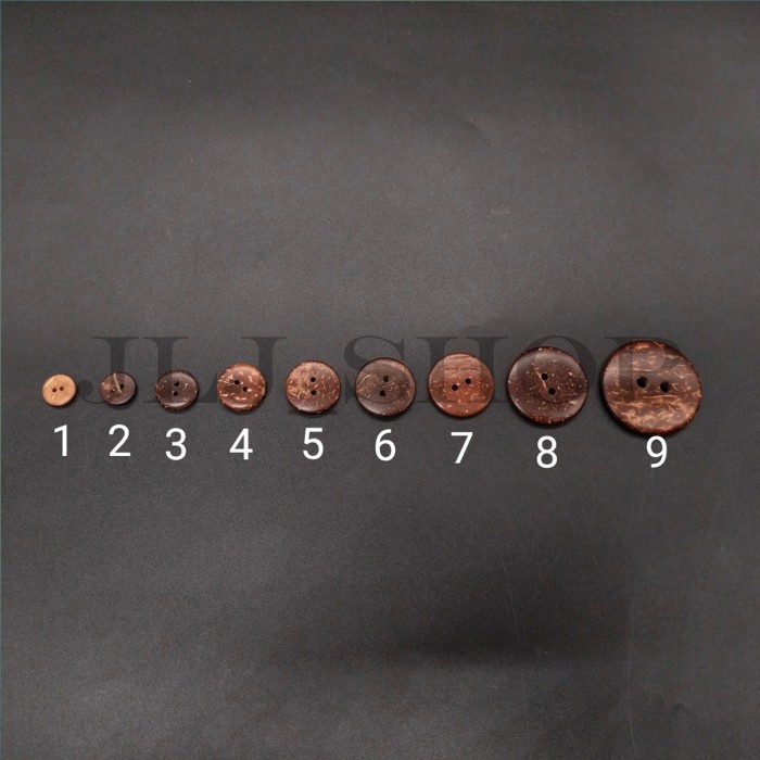 Kancing Batok / kancing batok kayu / kancing Kelapa High Quality