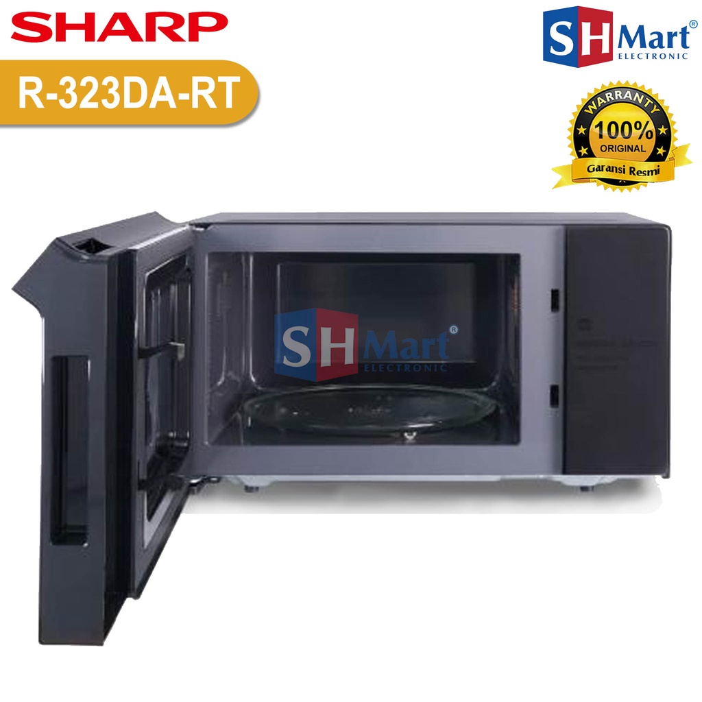 MICROWAVE SHARP SOLO KAPASITAS 23 LITER R323DART 850 WATT DIGITAL PANEL SENSOR