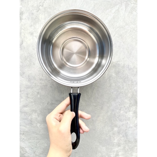 Panci mie Stainles steel Panci Susu Paling murah 18cm Sauce Pan - Panci Rebus Air Mie