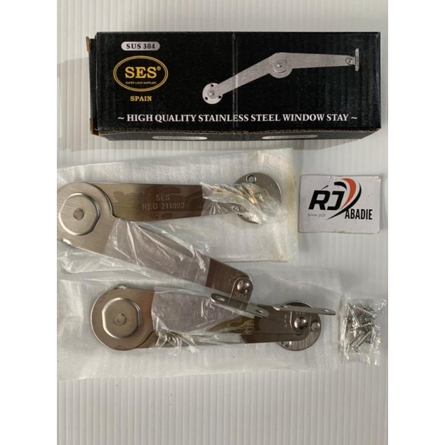 Engsel bunting / salon ses stainless 9"