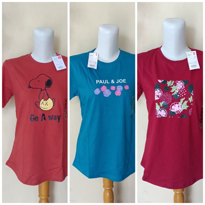 t-shirt UNIQLO remaja dan dewasa lengan pendek
