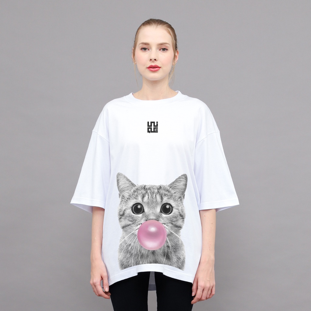 UNIQUE - (Unique Series) Kaos Oversize Cat British