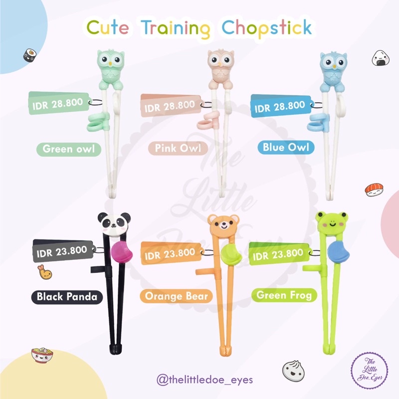 Cute Animal Training Chopstick (Sumpit Anak)