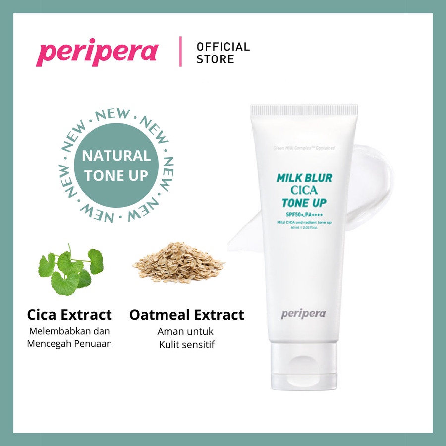 Peripera Milk Blur Tone Up Cream 05 Cica SPF50+ PA+++ Tone up korea 60Ml