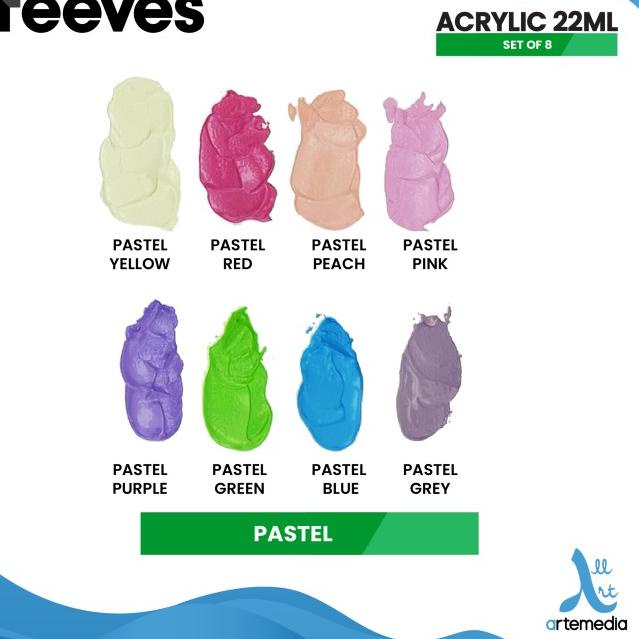 

Cat Akrilik Reeves Artists 8x22ml Acrylic Color Paint Set - PRIMARY