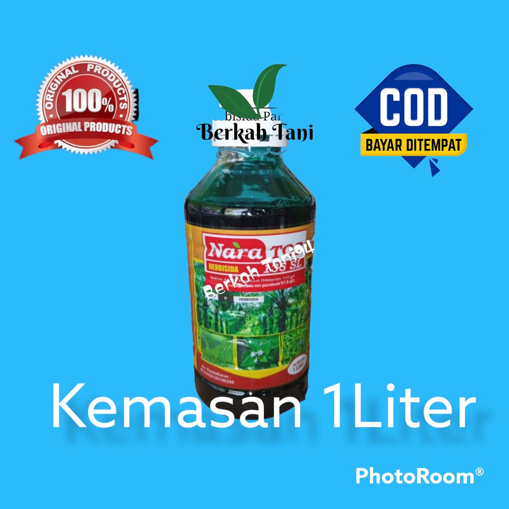 Herbisida NARA TOP 135SL Kemasan 1Liter Herbisida kontak non selektif