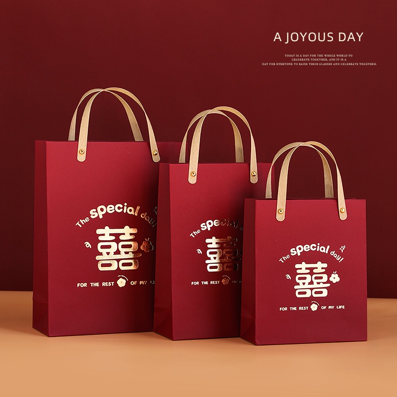 Paper bag/Kotak souvernir Besar wedding/ teapai sangjit /chinese wedding