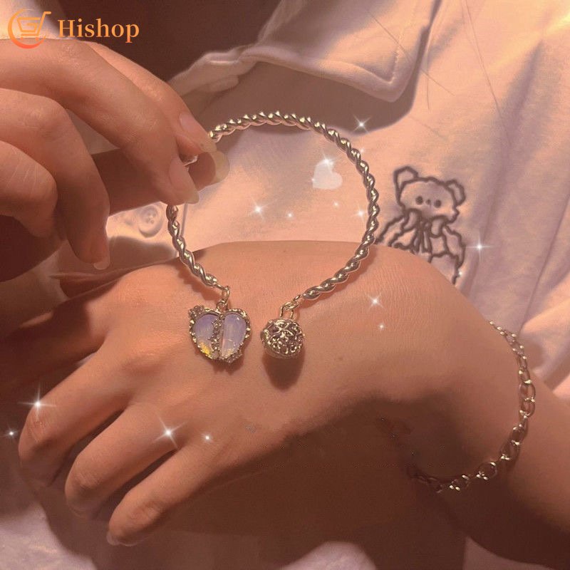 Kalung Rantai Liontin Hati Warna Silver Untuk Wanita