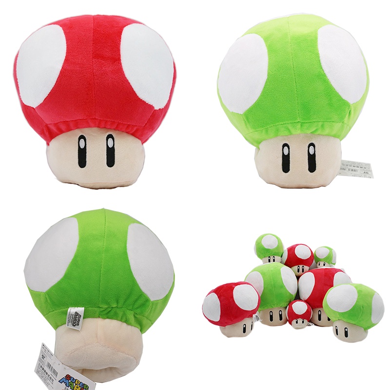 Game Super Mario Mainan Mewah Mario Jamur Boneka Boneka Lucu 2warna Anak Hadiah