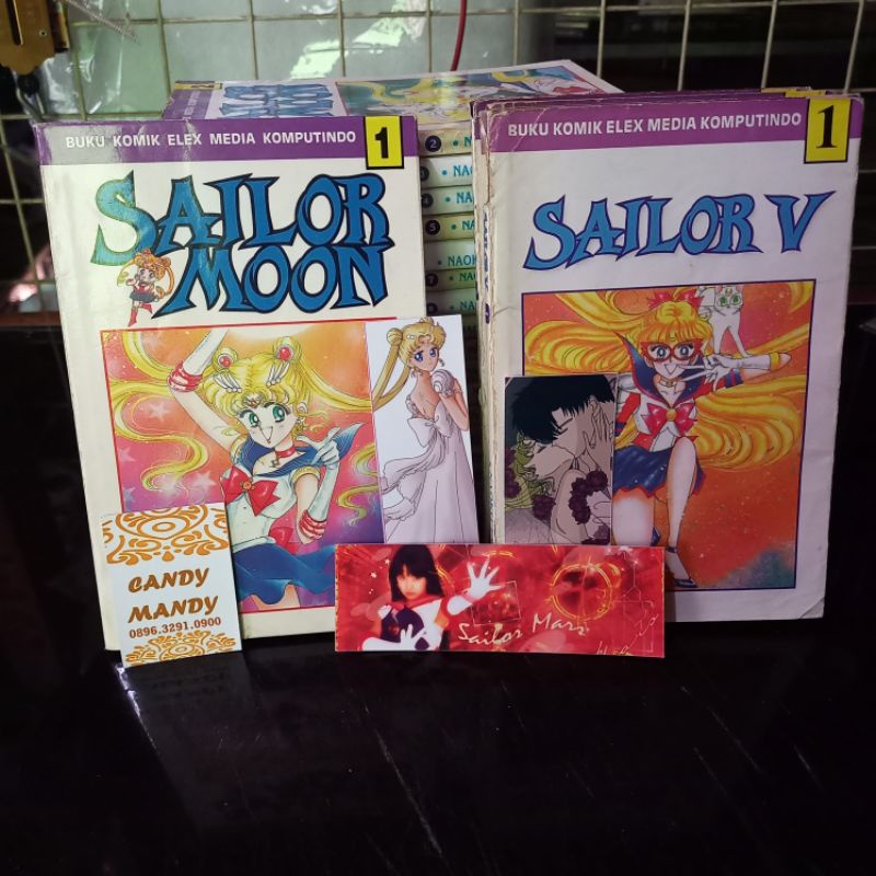 Komik Sailormoon 1-18e + Sailor V 1-3e