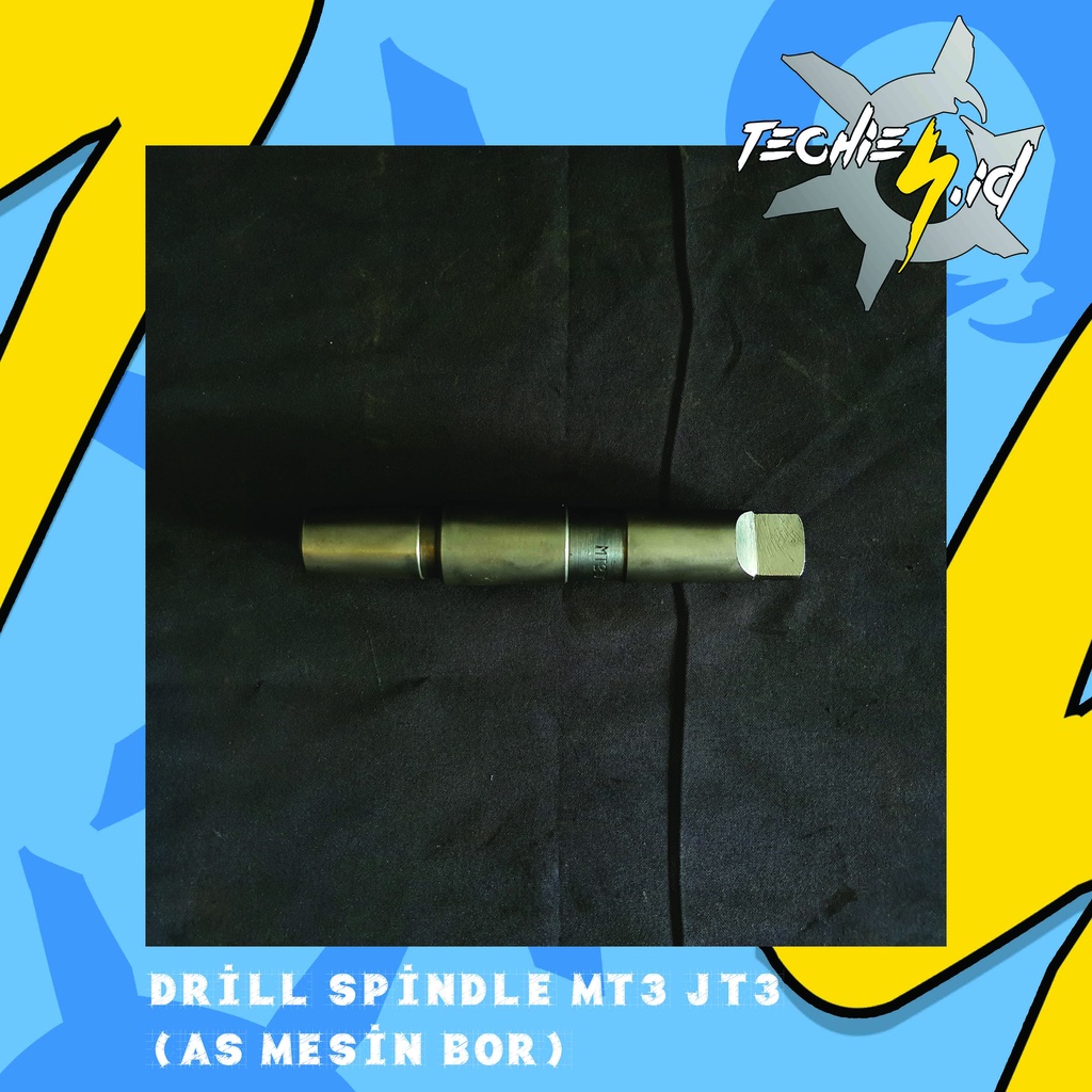 Drill Spindle MT3 JT3 (As Mesin Bor)
